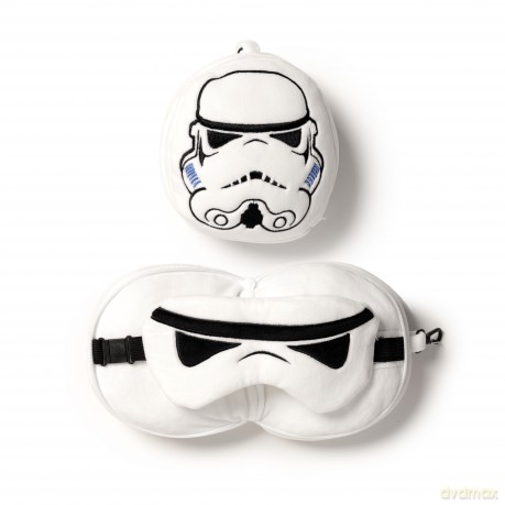 Poduszka podróżna z maską na oczy Szturmowiec Star Wars CUSH278