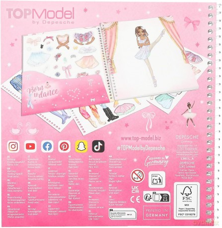 Zestaw Dress Me Up Top Model Balet 13611A