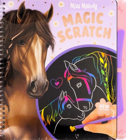 Zestaw kreatywny Magic Scratch Miss Melody 13267A