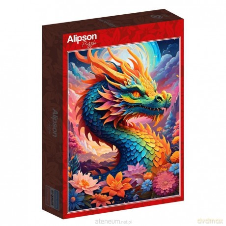 ALIPSON 1000 el. Kolorowy Smok [PUZZLE]