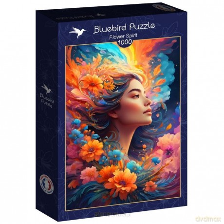 ALIPSON 1000 el. Piękność z kwiatami we włosach [PUZZLE]