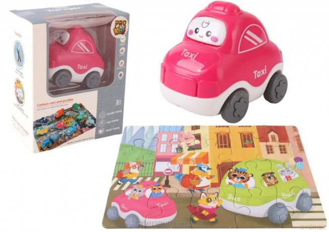 Auto puzzle Przygoda drogowa taxi [PUZZLE]