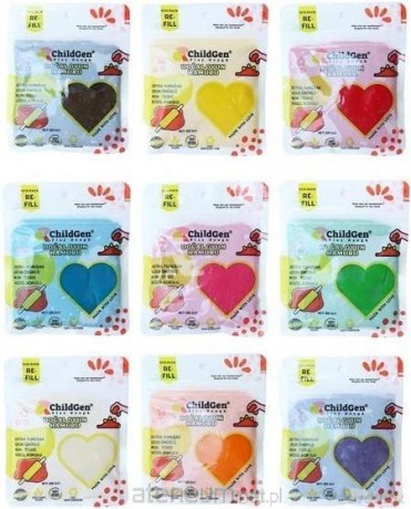 Ciastolina naturalna eko-pack 9 kolorów