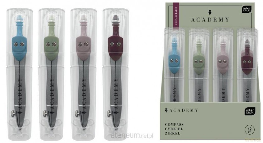 Cyrkiel w etui Basic Academy (12szt)