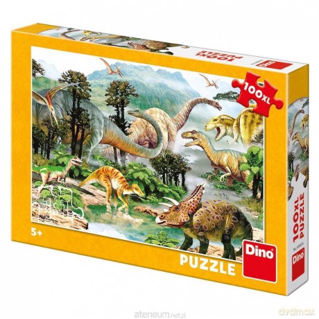 DINO 100 el. XL Dinozaury [PUZZLE]