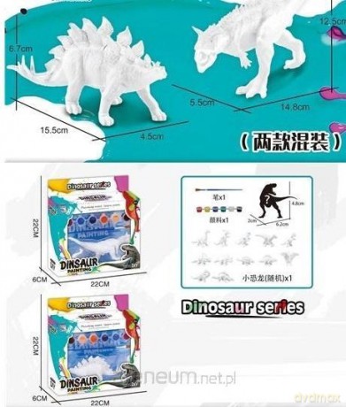 Dinozaur do malowania MIX [FIGURKA]