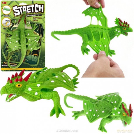 Dinozaur smok zielony do rozciągania [FIGURKA]