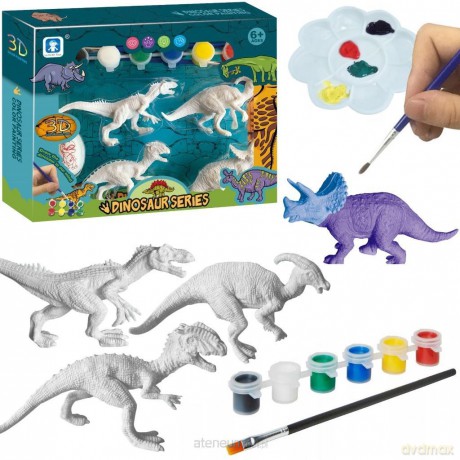 Dinozaury gipsowe do malowania