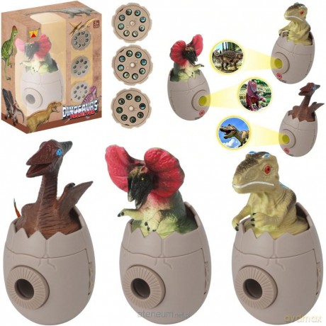 Dinozaury w jajku projektor MIX [FIGURKA]