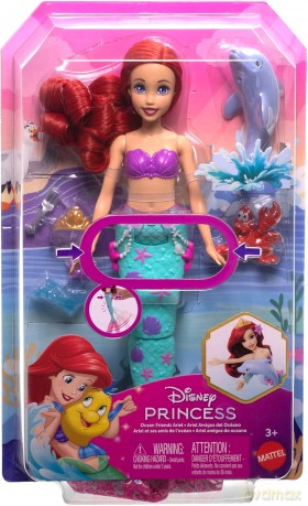 Disney Princess Ocean Friends Ariel syrenka