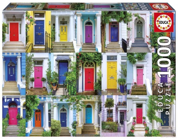 EDUCA 1000 el. Drzwi z Notting Hill Londyn Anglia [PUZZLE]