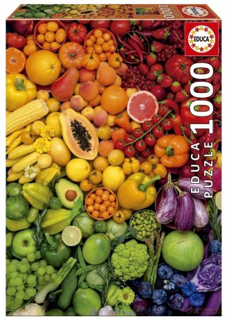EDUCA 1000 el. Kolorowe witaminy [PUZZLE]