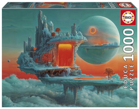 EDUCA 1000 el. Planeta ognia i lodu [PUZZLE]