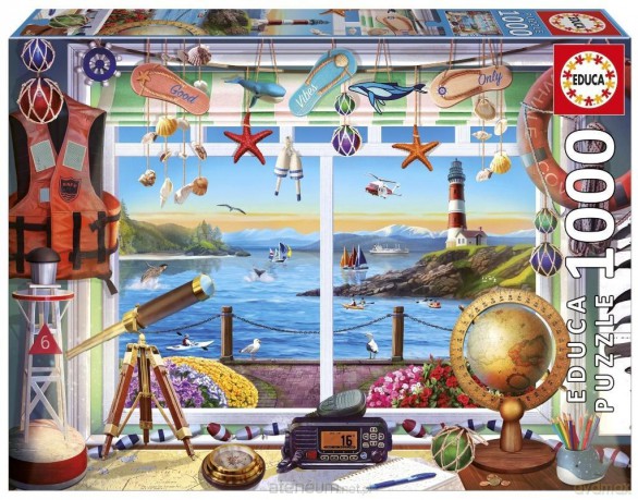 EDUCA 1000 el. Pokój z widokiem na morze [PUZZLE]