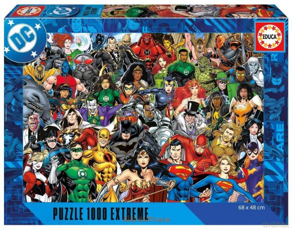 EDUCA 1000 el. Postacie z uniwersum DC Comics [PUZZLE]