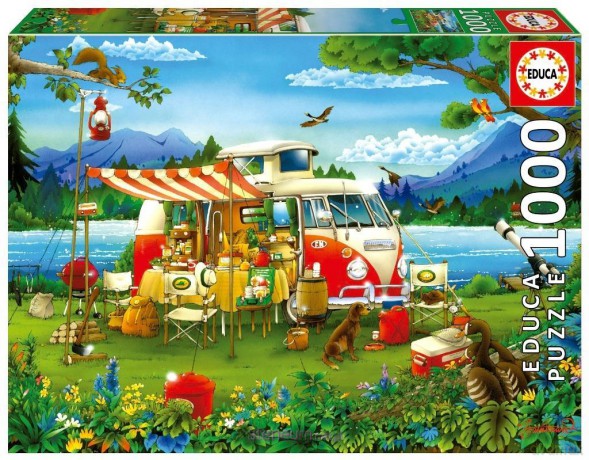 EDUCA 1000 el. Wakacje z kamperem [PUZZLE]