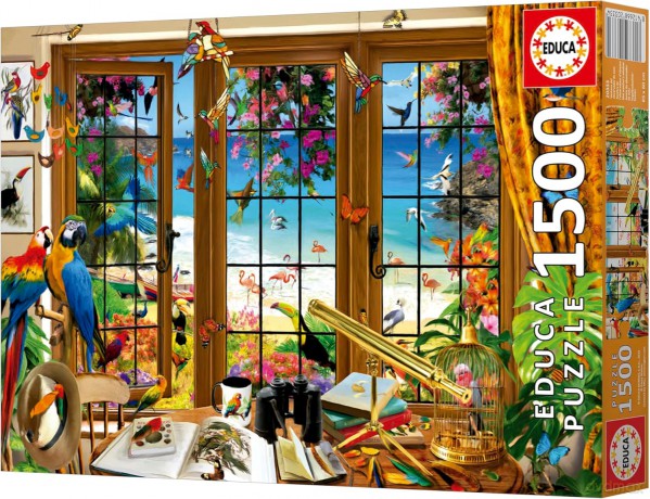 EDUCA 1500 el. Okno obserwatora ptaków [PUZZLE]