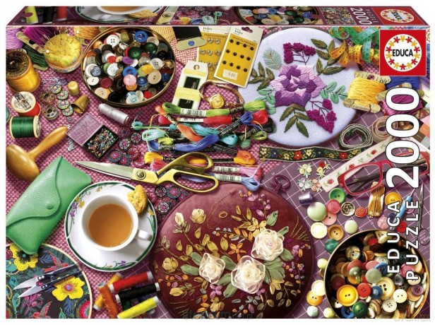 EDUCA 2000 el. Stół do szycia [PUZZLE]