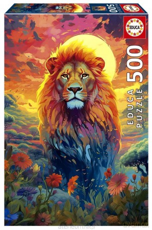 EDUCA 500 el. Majestatyczny lew [PUZZLE]