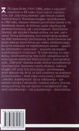 Historia dzieciństwa - Philippe Aries [KSIĄŻKA]