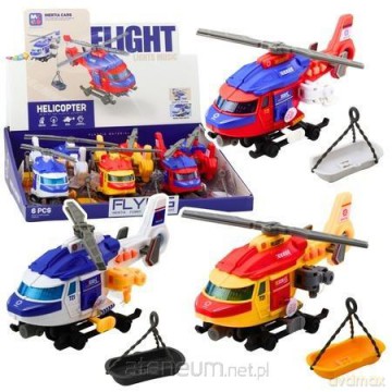 Helikopter ratunkowy z napędem + akcesoria MIX