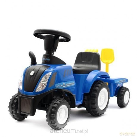 Jeździdełko dziecięce traktor z przyczepą i narzędziami