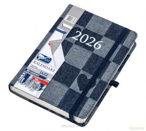 Kalendarz 2026 B6 dzienny Jazz jeans-serca [KALENDARZ]