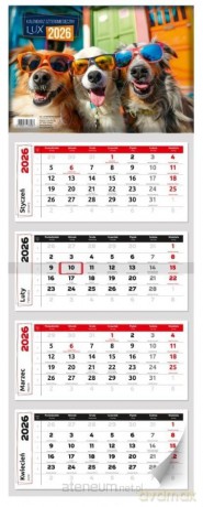 Kalendarz 2026 czteromiesięczny lux [KALENDARZ]