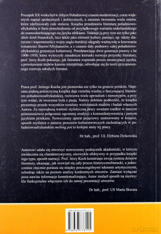 Historia literatury południowoafrykańskiej 1900-1930 - Jerzy Koch [KSIĄŻKA]