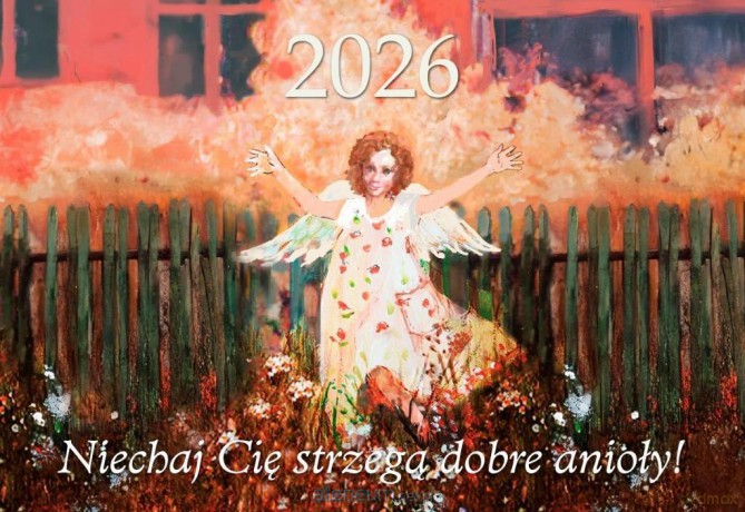 Kalendarz 2026 trójdzielny Niechaj Cię strzegą [KALENDARZ]