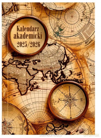Kalendarz akademicki 2025/2026 A5 tygodniowy PCV Mapa [KALENDARZ]