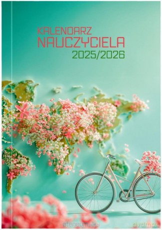Kalendarz nauczyciela 2025/2026 B6 tygodniowy PCV Rower [KALENDARZ]