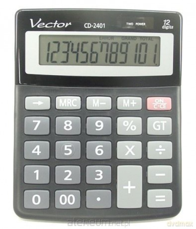 Kalkulator Vector KAV CD-2401 BLK