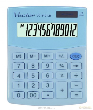 Kalkulator Vector KAV VC-812 LB