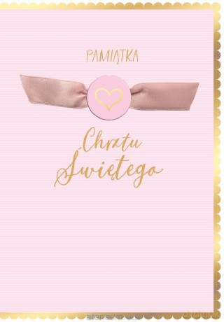 Karnet Chrzest