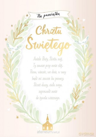 Karnet Chrzest
