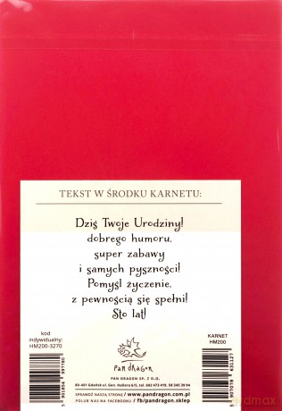 Karnet Urodziny