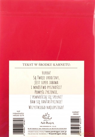 Karnet Urodziny