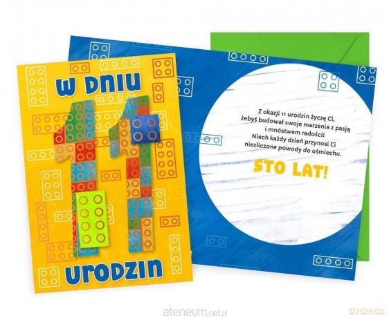 Karnet Urodziny 11