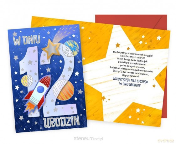 Karnet Urodziny 12