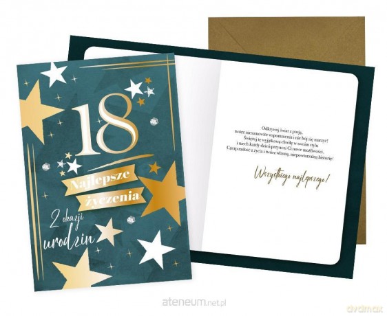 Karnet Urodziny 18