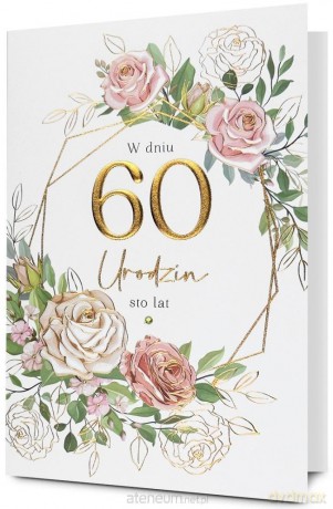 Karnet Urodziny 60