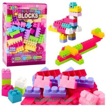 Klocki budowlane w pudełku 230el [KLOCKI]