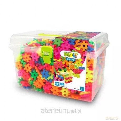 Klocki Meli Basic Neon Travel Box 1000szt [KLOCKI]