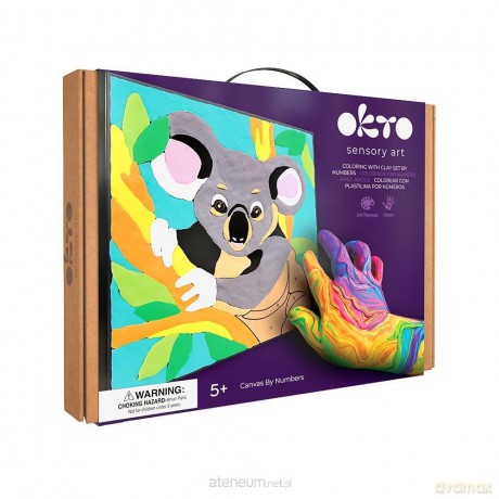 Kolorowanka z masy plastycznej po numerach Koala