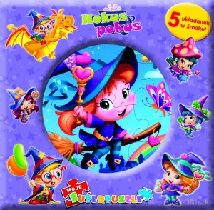 Hokus pokus. Super puzzle [ZABAWKA]
