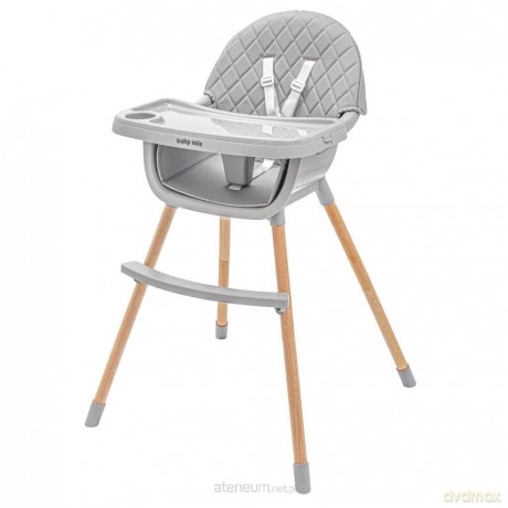 Krzesełko do karmienia Freja wooden dark grey