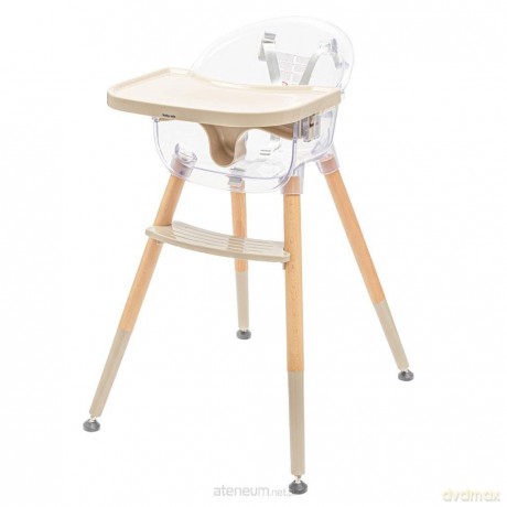 Krzesełko do karmienia Ingrid wooden beige