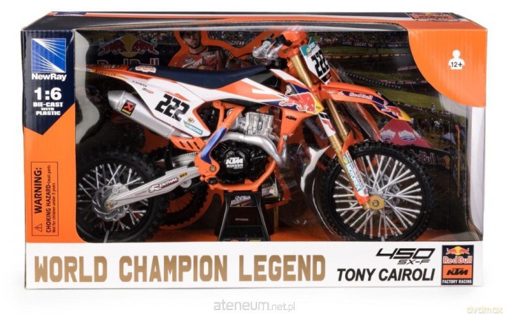 KTM 450 SXF Red Bull 2018 Tony Cairolli 1:6