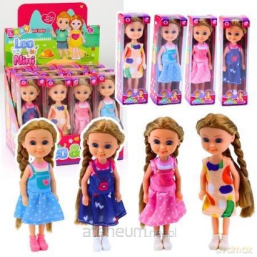 Laleczka mini z długimi włosami 15cm MIX